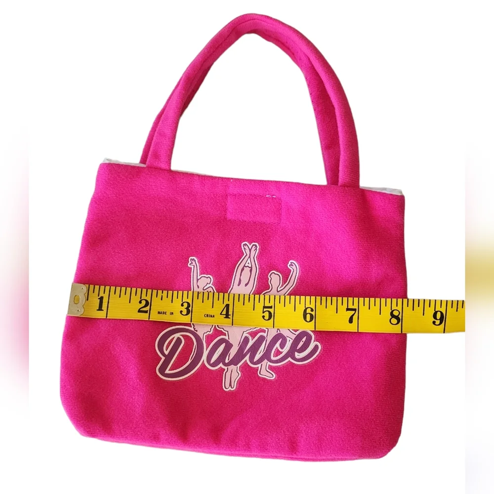 Pink Mini Bag with Ballet Dancers Print